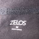 Zelos  size medium black hooded athletic sweatshirt Photo 3