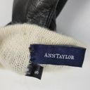 Ann Taylor Vtg  Womens Gloves S Black Sheepskin Cashmere Wool Blend Lining Soft Photo 1