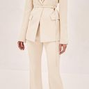 Alexis Alek Belted Blazer Jacket Ivory sz Small $850 Photo 4