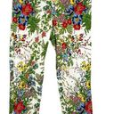 Soft Surroundings  Size PM In Bloom Ankle Crop Pants Floral Fern Tummy Control Photo 0