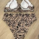 Shade & Shore  Animal Print Bikini Photo 1