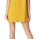 BB Dakota  Women's Fields of Gold Textured Stripe Gauze Yellow Shift Dress Size S Photo 1