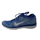 Nike  Sneakers Womens 6 Blue Free 5.0 FlyKnit Tennis Shoes Photo 13