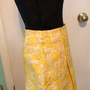 VO Jeans Yellow Mini Floral Skirt Size Small  Photo 1