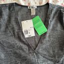 Forever 21 Active Grey Wrap Top Photo 3