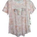 Rae Dunn  Womens Short Sleeve "Honeymoon Vibes" Graphic Tee Sz L Photo 0