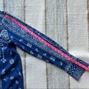 Polo  Ralph Lauren Blue Bandana-Print Twill Slouchy Button Down Shirt Women’s M Photo 6