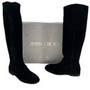 Jimmy Choo  Bree Suede Knee High Boots in Black Photo 9