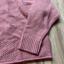 Madewell Merino Wool Sadler Turtleneck Oversize Sweater Purple Pink Size XL NWOT Photo 4