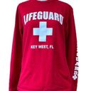 Lifeguard  Key West Florida Red Long Sleeve Shirt Photo 0