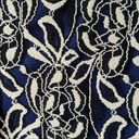 Tiana B  Dress Blue w/Blk+Wht Lace Overlay Sz 12 Photo 3