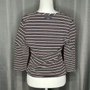 Tommy Hilfiger TOMMY JEANS BLACK WHITE RED STRIPED LONG SLEEVES TSHIRT SMALL Photo 5