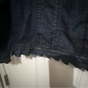 Chico's Women's ‎ Platinum Denim Ruffled Jacket size 2 Photo 8