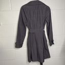 Banana Republic  plaid raincoat trench Small women Jacket belted double breasted Photo 4