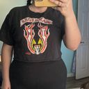 TJ Maxx Black Crop Tee Photo 3