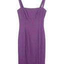 Cinq à Sept Cinq A Sept Ela Purple Ponte Midi Dress Size 2 Sleeveless Sheath Photo 0