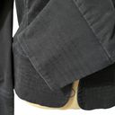 Apt. 9  Stretch Black Denim Hook Closure Jacket Size Medium Photo 5