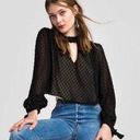 Wildfox Miami Dot blouse xs Photo 0