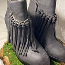sbicca Fringe Heeled Boots Photo 0
