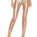 L'Agence NWT  Margot in Petal & Light Rose Gold Foil High Rise Skinny Jeans 28 Photo 0