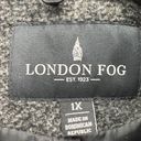 London Fog  Womens Wool Blend Winter Peacoat Jacket Size 1X Gray Pockets Lined Photo 10