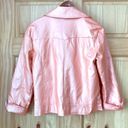 Daytrip  frosted peach shimmer asymmetrical Moto faux leather medium jacket Photo 8