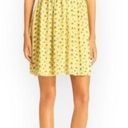 The Kooples  Anemone Chiffon Yellow Floral Sweetheart Bodice Mini Summer Dress Photo 0