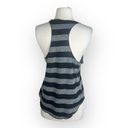 Full Tilt  Racerback Tank - Striped Gray and White, Vintage Size Medium Photo 3