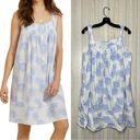 Blossom Eileen West Hydrangea  Mini Chemise Nightgown Cotton Dress size L Large Photo 1