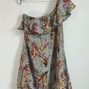 ASTR  The Label Floral One Shoulder Mini Dress women's size medium Photo 0