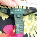 Ralph Lauren Lauren  LRL Womens 100% Silk Tropical Floral Maxi Skirt Size 12 Photo 4