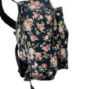 Vans  Off The Wall Backpack Black Floral Rose Patterned School Skate Laptop Bag Photo 4