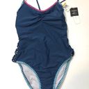 The Cove SALT+ Shell-stitch Blue One-piece Swimsuit Photo 2