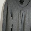 Lane Bryant  Womens Knit Scoop Neck Pullover Sweater Heather Grey Plus Size 14/16 Photo 3