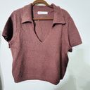 Free People NEW  Nolan Brown Sweater Two Piece Set Size XL Photo 4