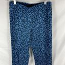 J.Jill  Floral Print Stretch Ankle Pants Elastic Waist Size 6 Photo 1