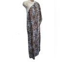 Buddy Love Grace Cheetah One shoulder maxi dress with side slit. Photo 6