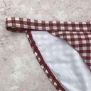 Topshop White and Brown Gingham Cheeky  Bikini Swim Bottoms Photo 2