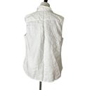 Tommy Bahama  White Florida Gators 100% Linen Sleeveless Blouse Womens Size M L Photo 4