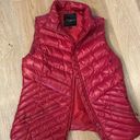 Talbots  Cherry Red Down-Filled Full Zip Puffer Vest Size S Small Petite Cozy Photo 0