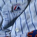 Majestic Athletic Authentic NY Mets Jose Reyes 7 Pinstripe Jersey size M BRAND NEW Photo 1