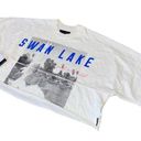 Spirit Jersey  Swan Lake Cropped Tee size  L Photo 0