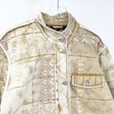 Free People NWT  Fade Out Quilted Utility Jacket L Tan Photo 3