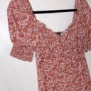 Trixxi  Mauve Floral Print Smocked Dress Photo 2