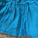 Olivaceous Teal Ruffle Skirt Photo 3