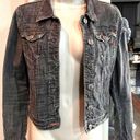 Mek Denim Like new distressed Mek gray denim jacket.  Fits size small.  Photo 1