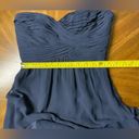 Ralph Lauren Evening Strapless Dress Navy Blue Size 4P Flowy Formal Photo 6