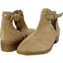 Carlos Santana  Blake Sand Tan Suede Studded Boho Studded Bootie Women’s Size 8.5 Photo 0