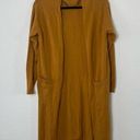 Love Tree  Mustard Brown Long Sleeve Long Cardigan M Photo 0