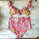 J.Crew  High Waisted Bikini Set in Micro Meadow Print Photo 0